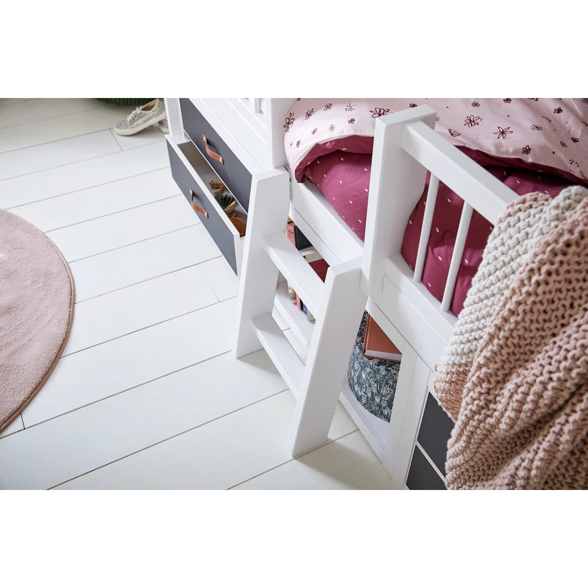 Lifetime Beachhouse Cabin Bed 90x200 cm avec cadre à lattes en rouleau