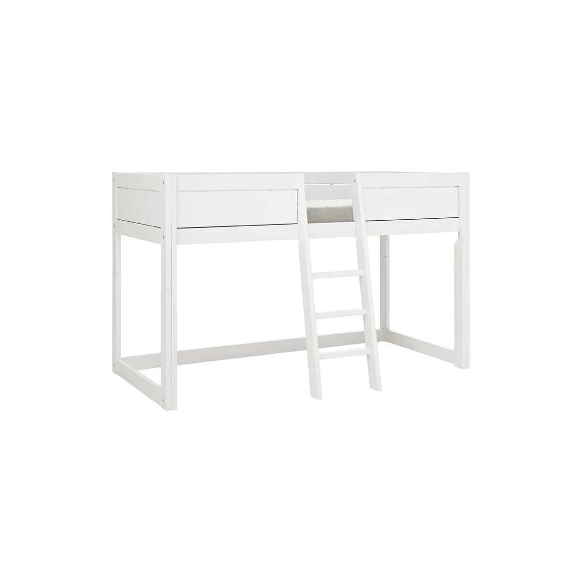 Lifetime 4 in 1 letto con baldacchino con pavimento rotolante bianco