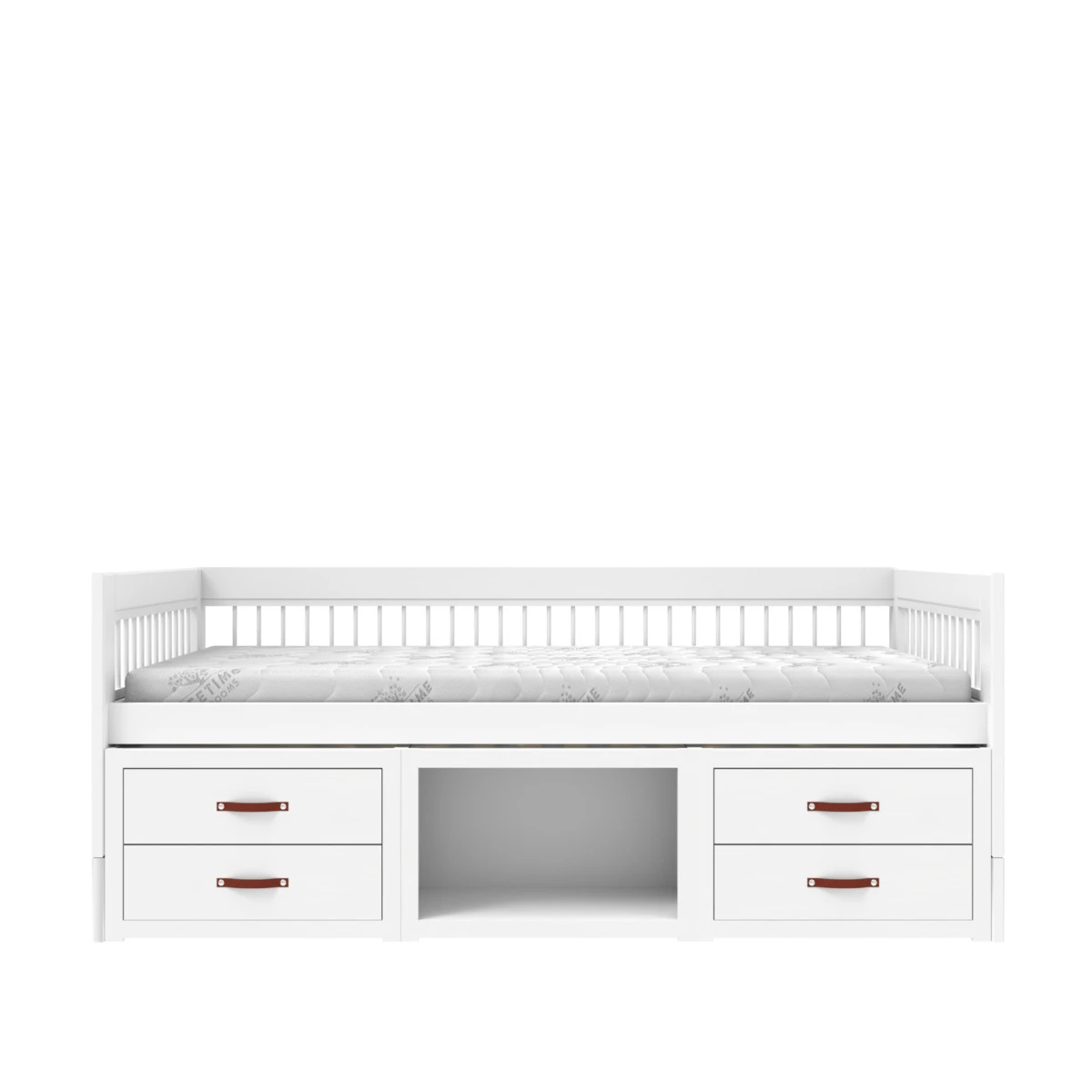 Lifetime cabin bed with drawers and storage Breeze 90 x 200 with slatted base standard white
