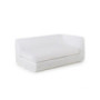 End module left without cushion Agorà from Waprolace by Unopiù white