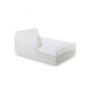 Agorà Right Lounge Module without Cushion in White| Unopiù