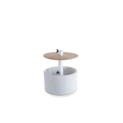 Base parasol Lipari en béton Ø 85