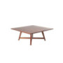 Unopiù C'est la vie Square Mahogany Table - Luxury Outdoor