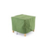 Housse verte pour table carrée 80 x 80