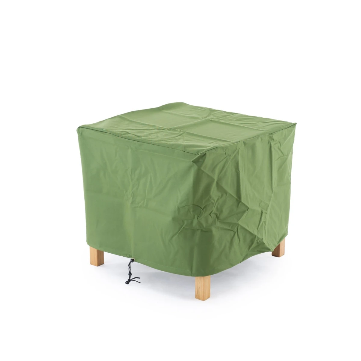 Housse verte pour table carrée 80 x 80