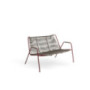 Unopiù Coco Bench - Syrah Metal & Rope - Meubles de jardin
