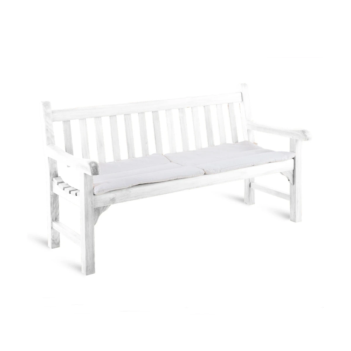 Set de 2 Coussins Latte en Acrylique pour Canapé 155 cm