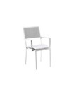 Seat cushion Unopiù in 100% acrylic fabric in Latte colour