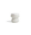 Base pouf/tavolo Agorà ø cm 51 in WaProLace bianco