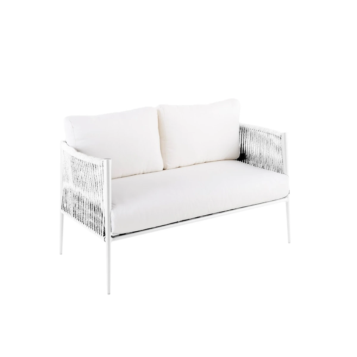 Polsterset (Sitzfläche und Rückenlehne) für sofa abziehbar aus 100% Acrylstoff in der Farbe Latte