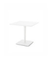 Unopiù Luce square table aluminium ivory white