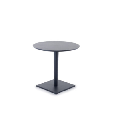 Unopiù Luce Round Table - Graphite Aluminium