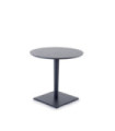Round table Luce Unopiù aluminium graphite