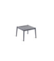 Unopiù Luce square coffee table in aluminium graphite