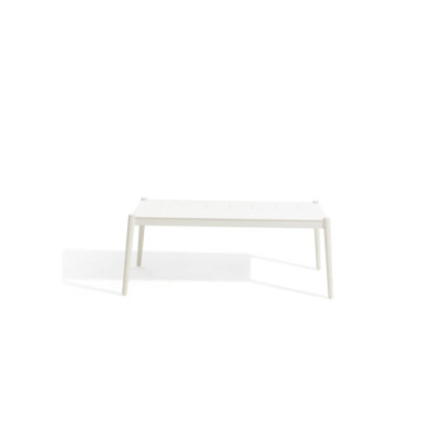 Unopiù Luce Coffee Table - Ivory White Aluminium