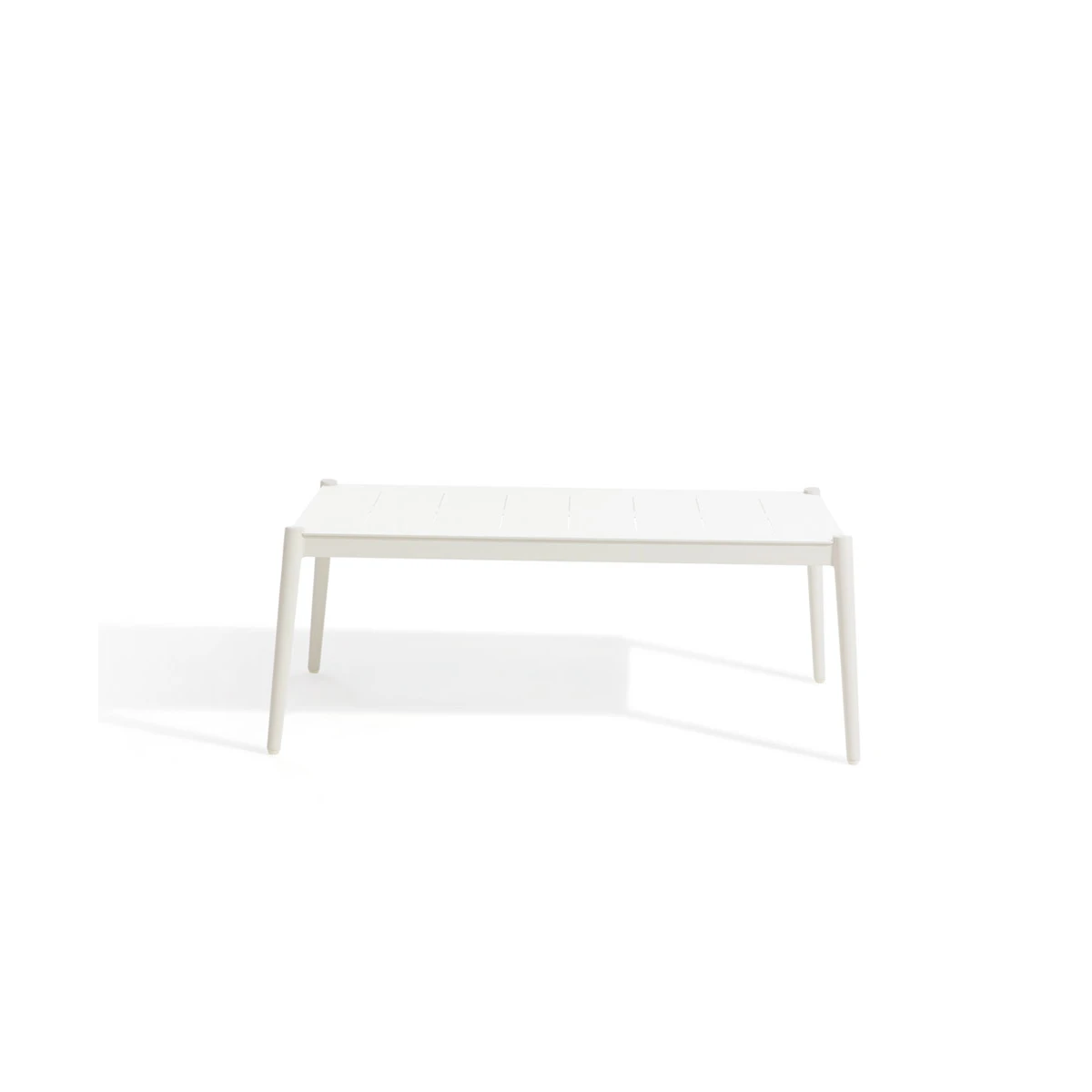 Unopiù Luce Coffee Table - Ivory White Aluminium