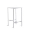 Tavolo alto quadrato bianco cm 60 x 60 Conrad Unopiù