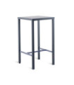 Table haute carrée graphite 60 x 60 cm Conrad Unopiù