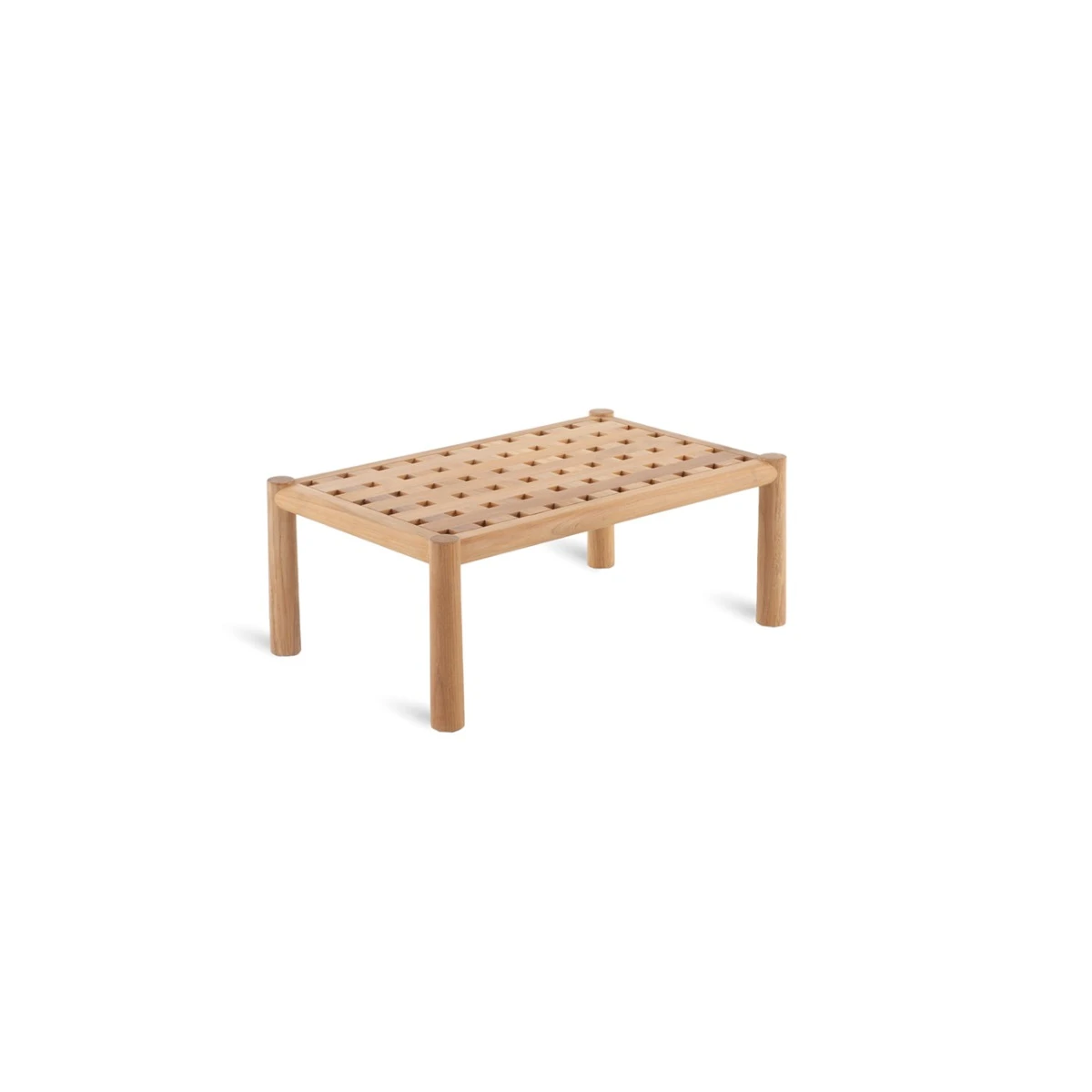 Table basse rectangulaire en teck