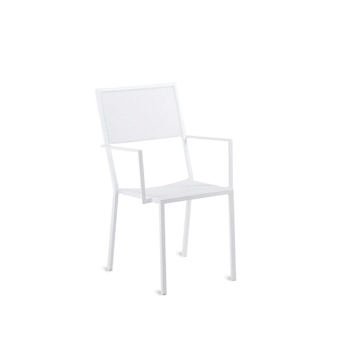 Unopiù iron stacking armchair Conrad - Iron Stacking Garden Furniture