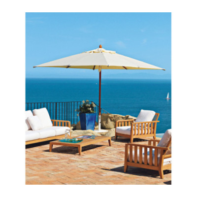 Ombrello rettangolare 300 x 400 cm Lipari di Unopiù Colori Naturali