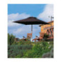 Parasol Lipari rectangulaire café