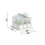 Freestanding greenhouse Floralia