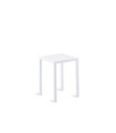 Sgabello Conrad Unopiù impilabile H 45 colore bianco