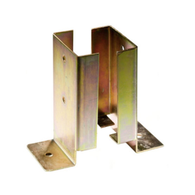 Doppelte Balkenschuhe aus verzinktem Eisen