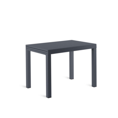 Unopiù Table Conrad rectangulaire extensible 100 x 70 cm colour graphite
