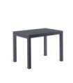 Unopiù Table Conrad rectangulaire extensible 100 x 70 cm colour graphite
