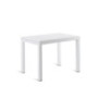 Unopiù Table Conrad rectangulaire extensible 100 x 70 cm colour white