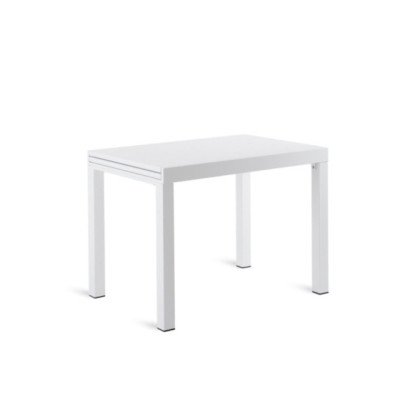 Tavolo Conrad Unopiù rettangolare allungabile 100 x 70 cm colore bianco