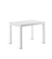 Tavolo Conrad Unopiù rettangolare allungabile 100 x 70 cm colore bianco