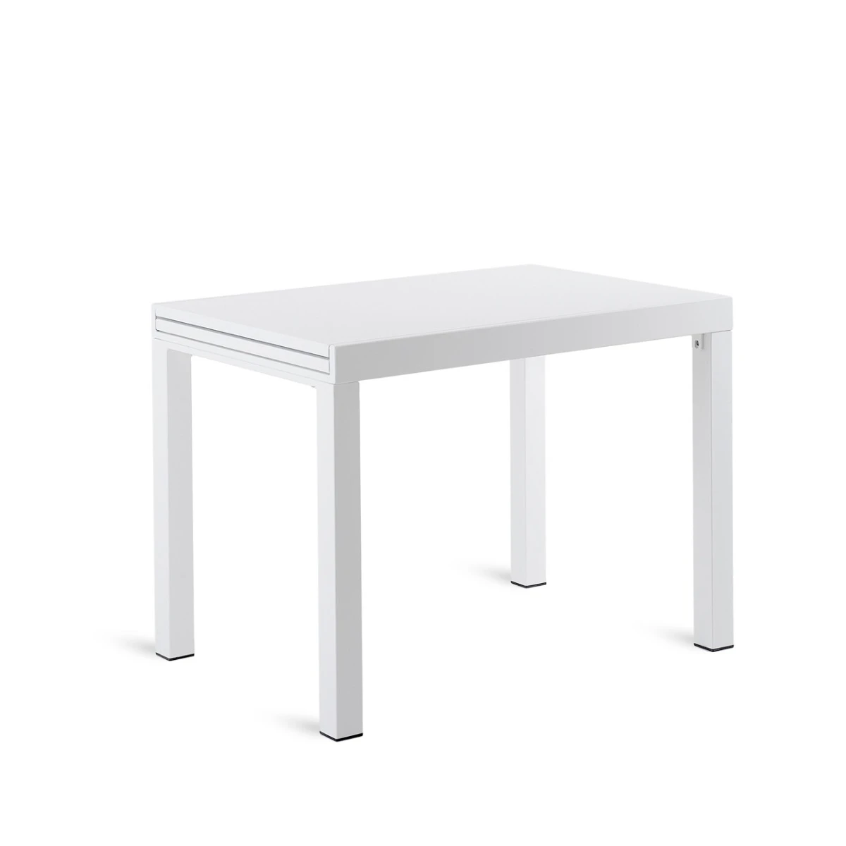 Table Conrad Unopiù rectangulaire extensible 100 x 70 cm couleur blanc