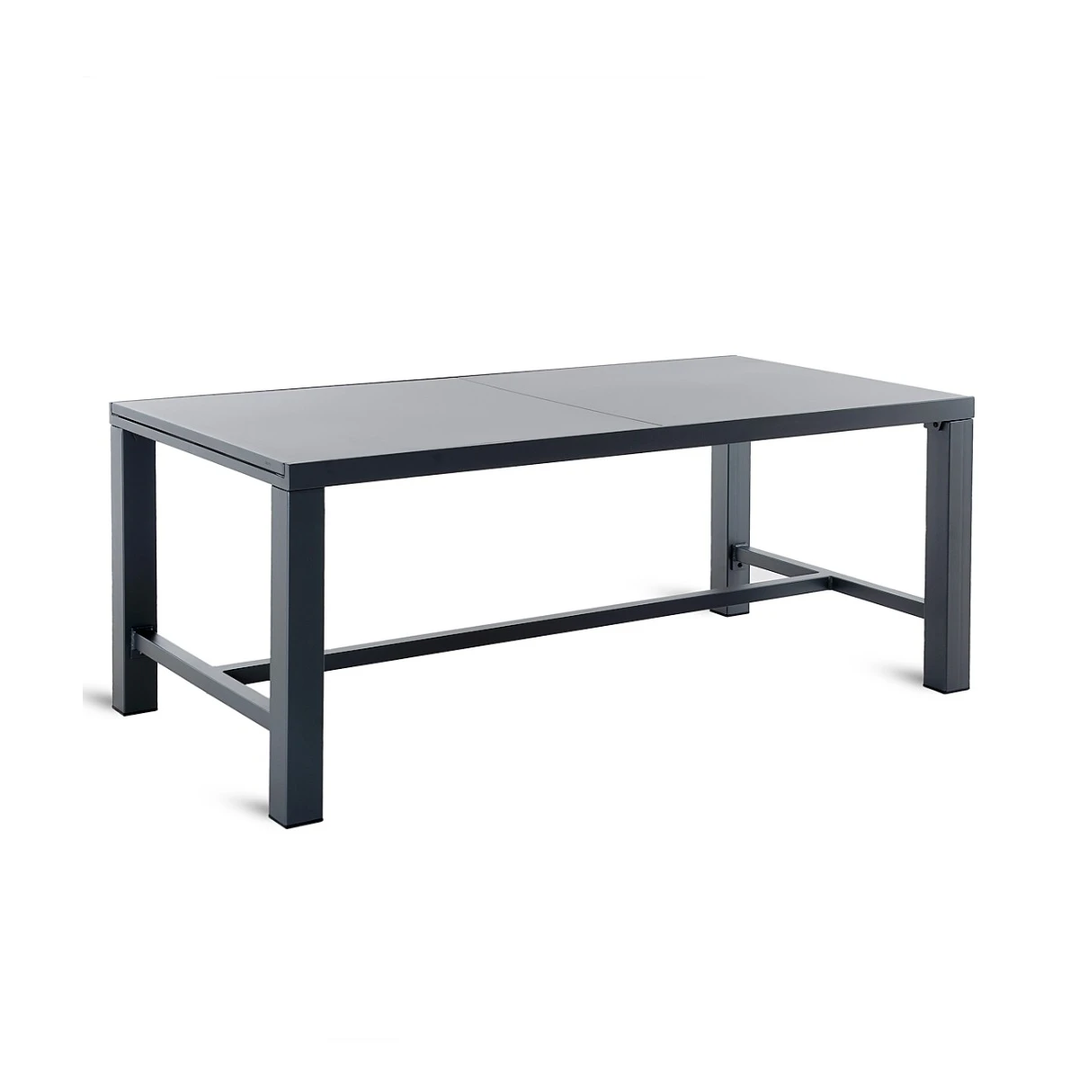 Table Conrad Unopiù rectangulaire extensible 280 cm couleur graphite