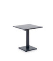 Unopiù Tisch quadratisch Conrad 70 x 70 H 75 cm in graphitgrau