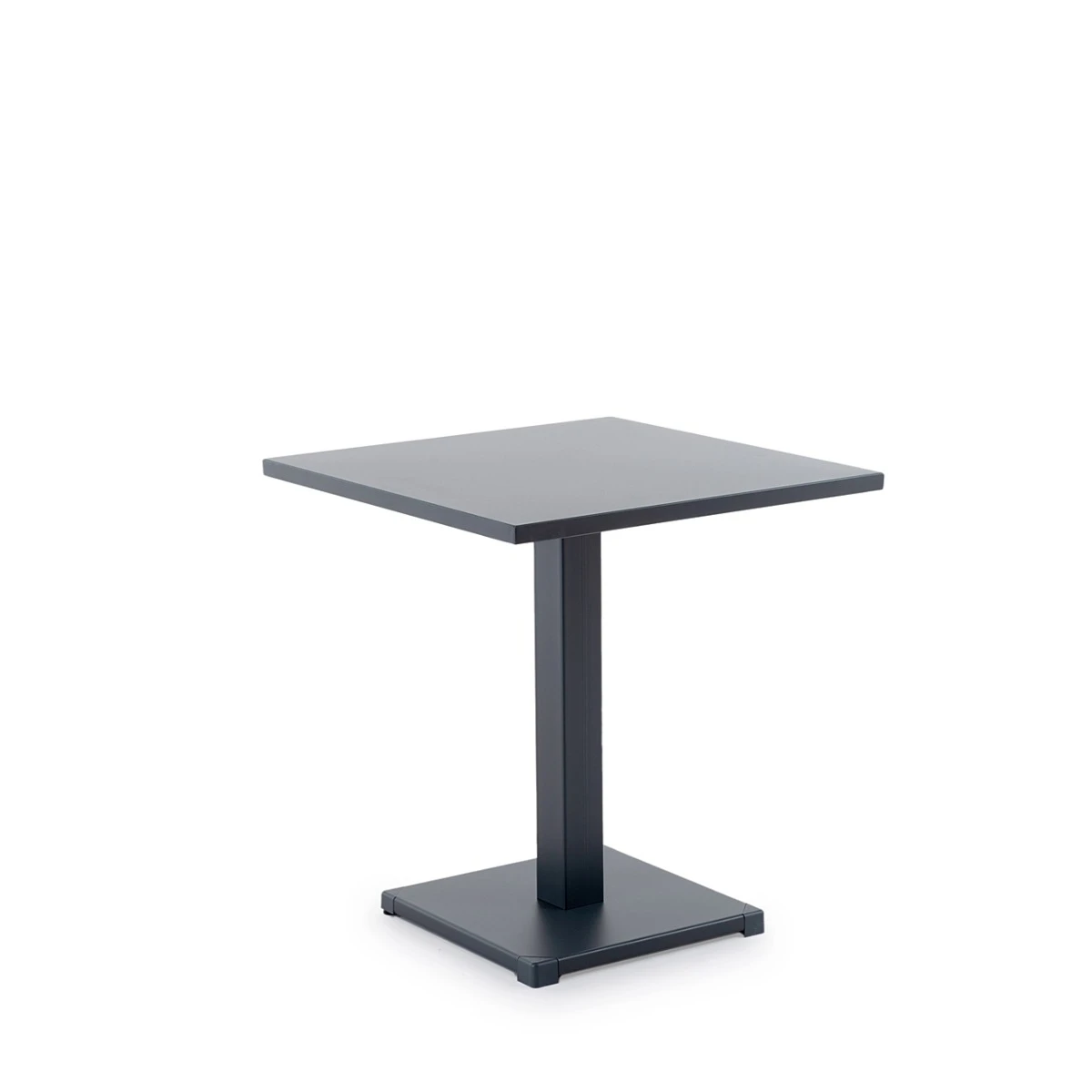Table Conrad Unopiù carrée graphite 70 x 70 cm