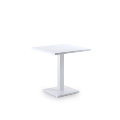 Unopiù Conrad Square Table 70x70 White - Gartentisch