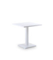 Tavolo quadrato bianco Conrad 70 x 70 H 75 cm Unopiù