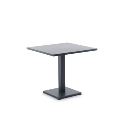 Unopiù Table square Conrad 80 x 80 H 75 cm coulor graphite