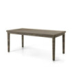 Agorà rectangular table in WaProLace tropical brown