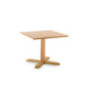 Tavolo quadrato Synthesis Unopiù in teak - Altezza 75 cm