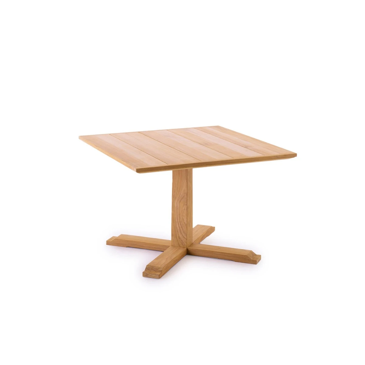 Synthesis Square Lounge Table by Unopiù - Teak Wood, H 62 cm