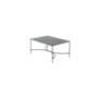 Unopiù Toscana rectangular coffee table in iron 76 x 52 cm garden