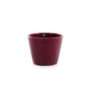Vaso in grès smaltato Ø 40 colore prugna