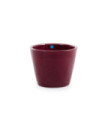 Vaso in grès smaltato Ø 40 colore prugna