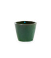 Vaso in grès smaltato Ø 40 colore verde oliva