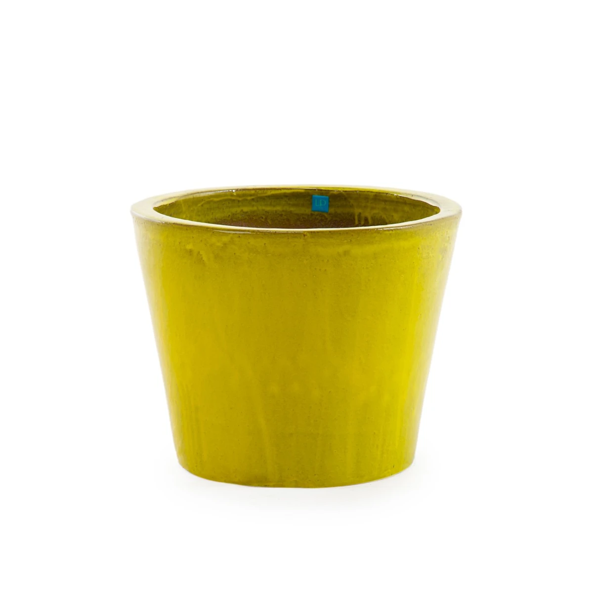 Pot en grès émaillé Ø 50 jaune