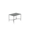 Tavolo basso Toscana Unopiù rettangolare cm 52 x 38 di ferro grafite
